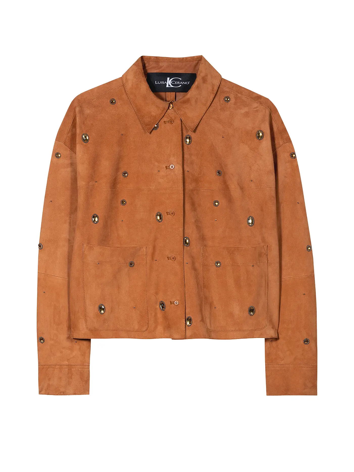 LUISA CERANO | Lederjacke | orange